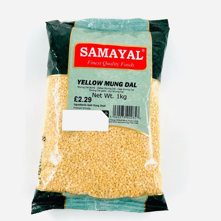 SAMAYAL YELLOW MOONG DAL - 1KG - SAMAYAL