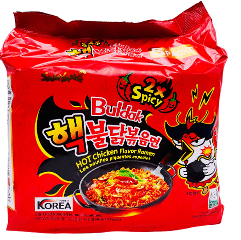 SAMYANG BULDAK HOT CHICKEN NOODLES - 140G(5PACKS) - SAMYANG