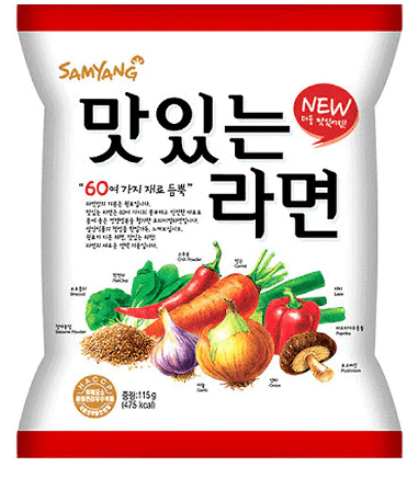 SAMYANG VEGETABLE RAMEN MULTI 5PACK - 115G - SAVERA