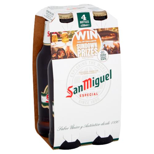 SAN MIGUEL 4PK - 330ML - SAN MIGUEL