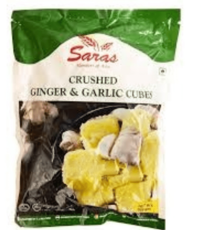 SARAS GINGER AND GARLIC CUBES - 300G - SARAS