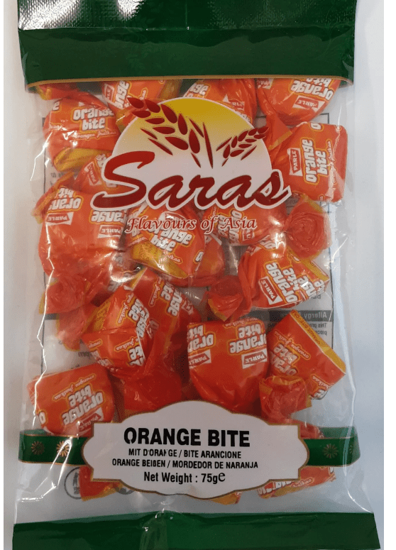 SARAS ORANGE BITE - 75G - SARAS