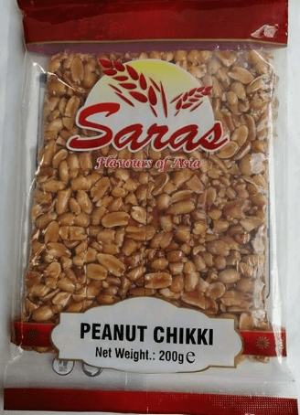 SARAS PEANUT CHIKKI - 200G - SARAS