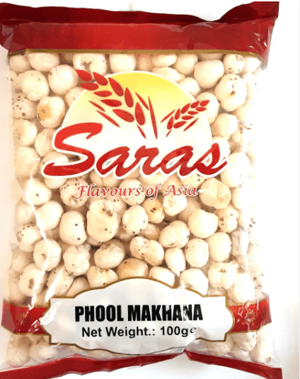 SARAS PHOOL MAKHANA - 100G - SARAS