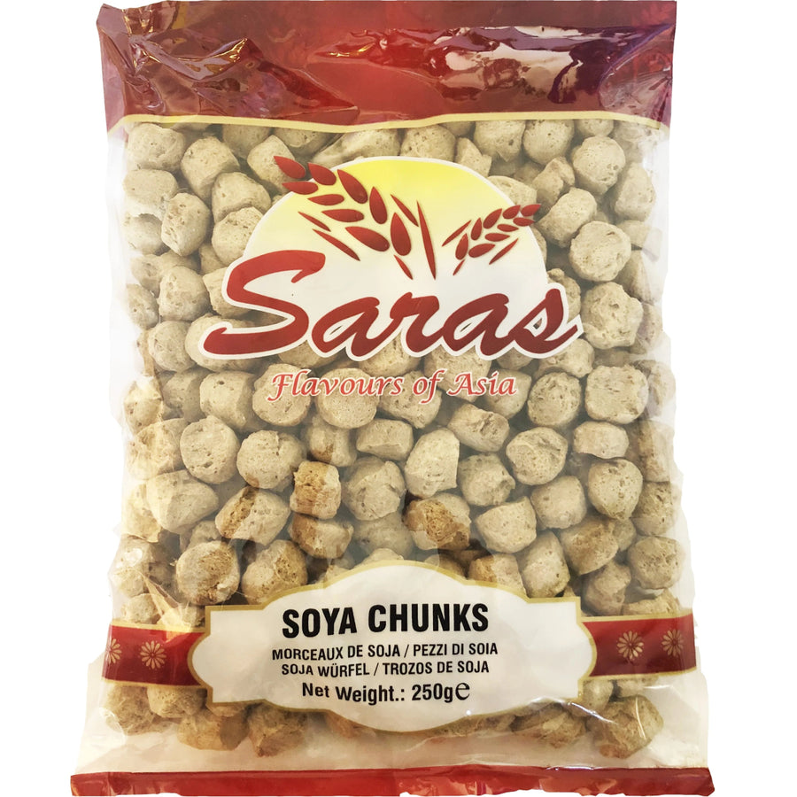 SARAS SOYA CHUNKS - 250G - SARAS