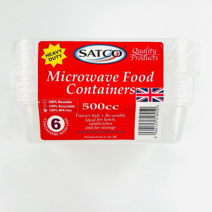 SATCO MICROWAVE FOOD CONTAINER - 500C - Branded