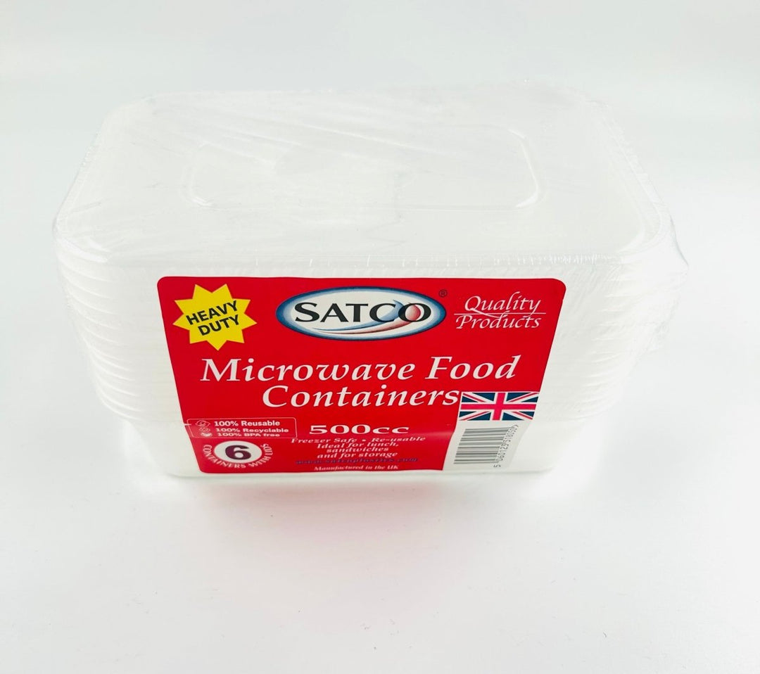 SATCO MICROWAVE FOOD CONTAINER - 500C - Branded