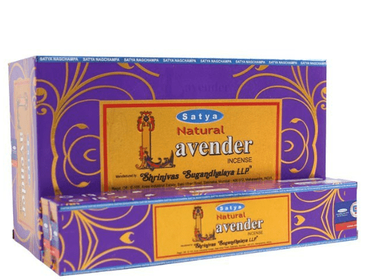 SATYA NATURAL LAVENDER INCENSE STICKS - 15G - SATYA