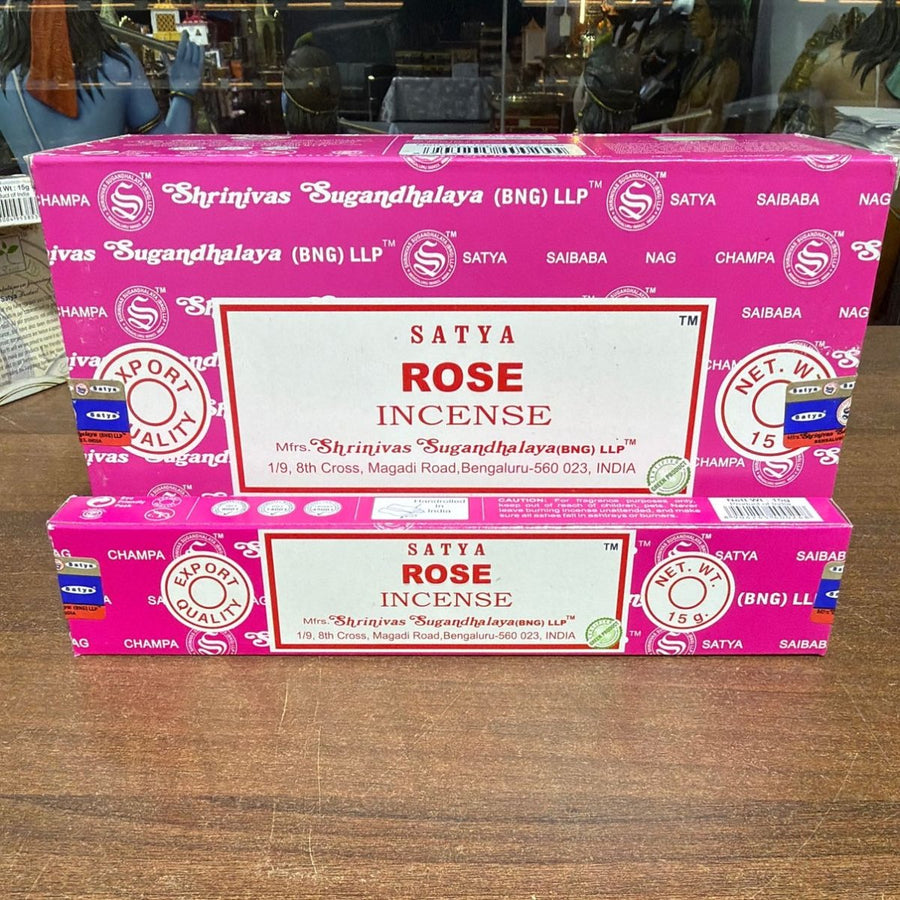 Satya Rose Incense Sticks (12's) - Box - SATYA