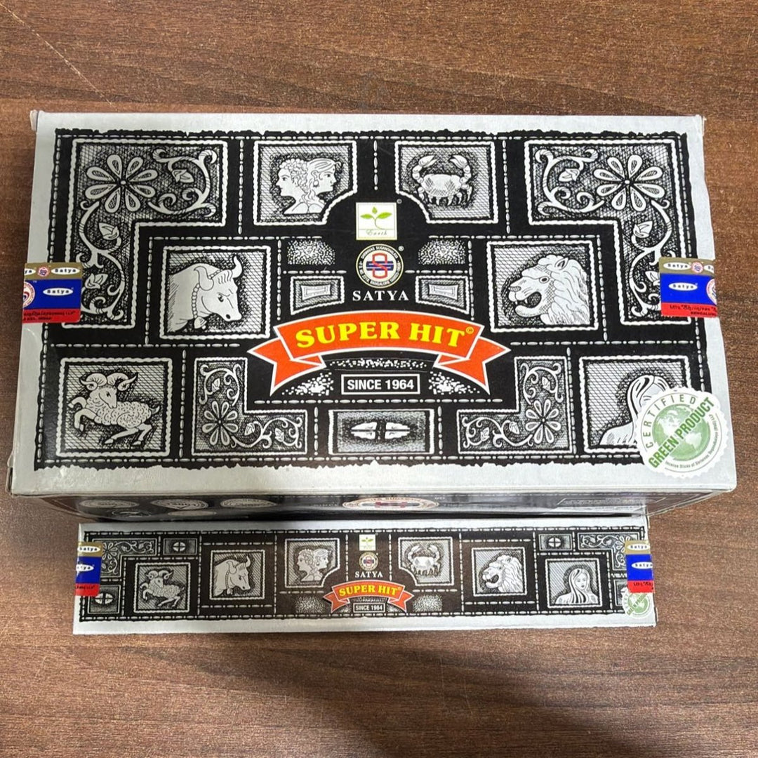 Satya Super Hit Incense Sticks (12's) - Box - SATYA