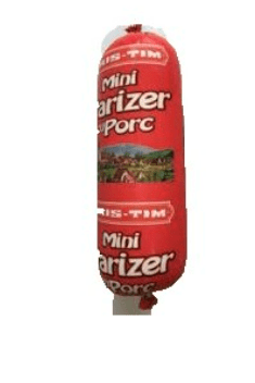 SAUSAGE "MINI PARIZER DE PORC", CRIS - TIM 400G - Branded