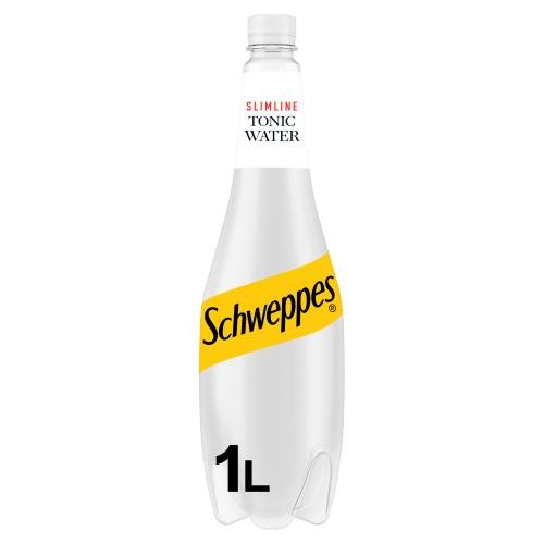 SCHWEPPES SLIMLINE TONIC - 1L - SCHWPPES