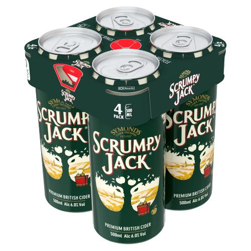 SCRUMPY JACK 4PK - 500ML - SCRUMPY