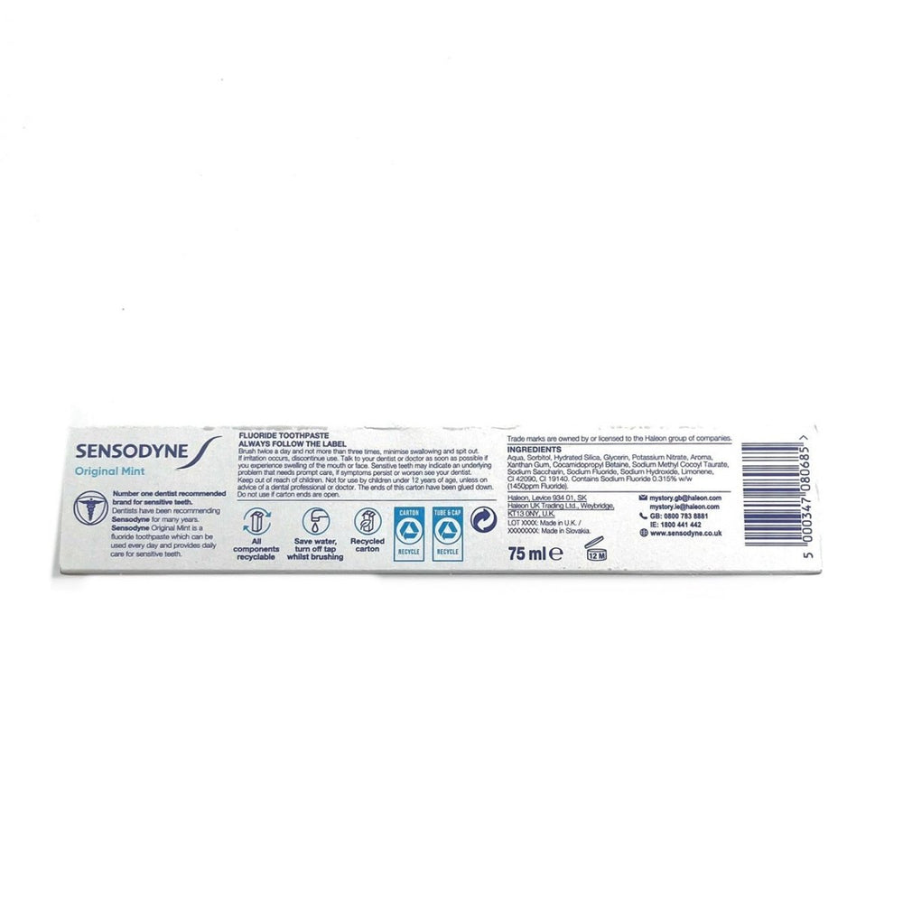 SENSODYNE ORIGINAL MINT - 75ML - SENSODYNE