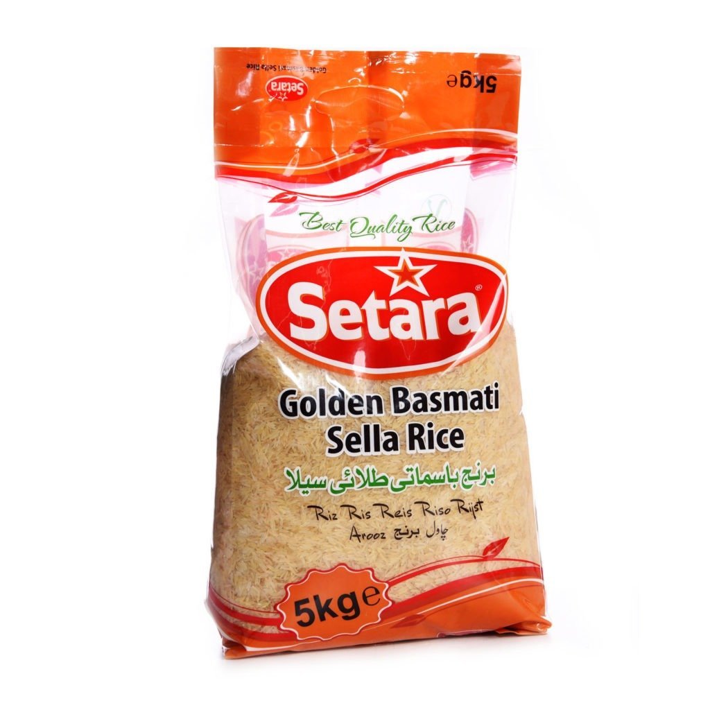 SETARA BASMATI SELLA RICE - 5KG - SETARA