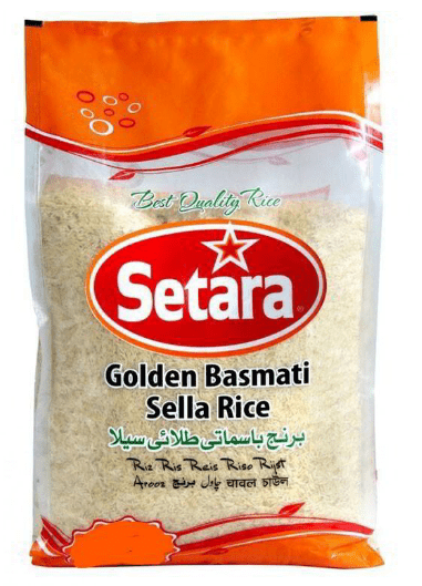 SETARA GOLDEN BASMATI SELLA RICE - 10KG - SETARA