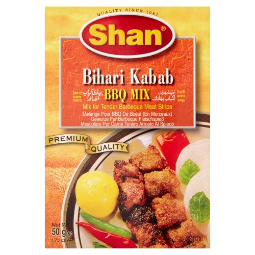 SHAN BIHARI KABAB RECIPE & SEASONING MIX - 50G - SHAN