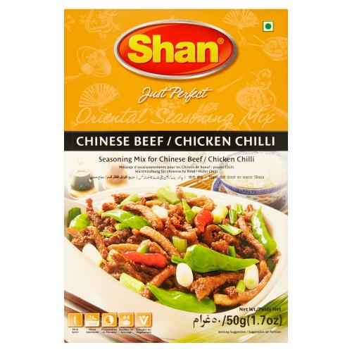 SHAN CHINESE BEEF/ CHICKEN CHILLI - 50G - SHAN