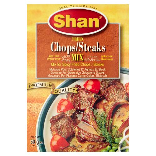 SHAN FRIED CHOPS/ STEAKS RECIPE & SEASONING MIX - 50G - SHAN