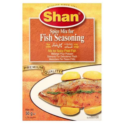 SHAN FRIED FISH RECIPE & SEASONING MIX - 50G - SHAN