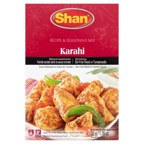 SHAN KARAHI RECIPE & MASALA MIX - 50G - SHAN