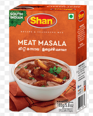 SHAN MEAT MASALA RECIPE & SEASONING MIX - 165G - SHAN