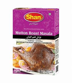 SHAN MUTTON ROAST MASALA RECIPE & SEASONING MIX - 50G - SHAN