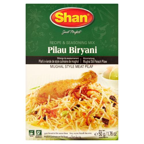 SHAN PILAU BIRYANI RECIPE & MASALA MIX - 50G - SHAN