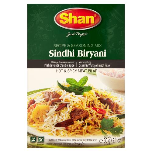 SHAN SINDHI BIRYANI RECIPE & SEASONING MIX - 60G - SHAN