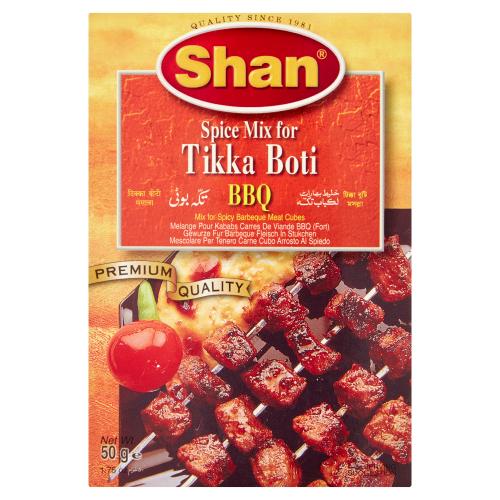 SHAN TIKKA RECIPE & MASALA MIX - 50G - SHAN