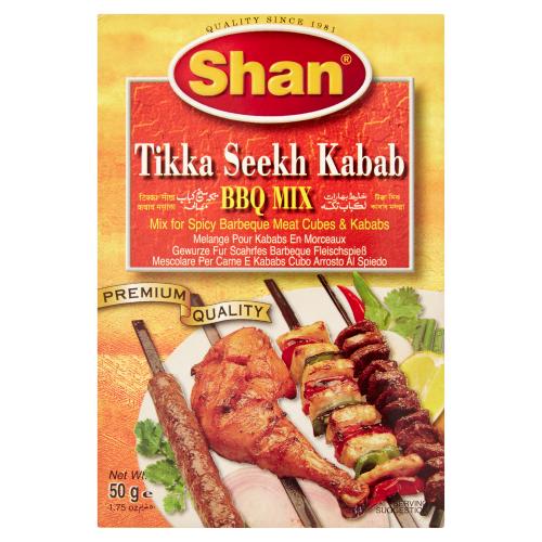 SHAN TIKKA SEEKH KABAB SEASONIG MIX - 50G - SHAN