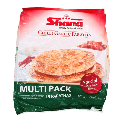 SHANA CHILLI & GARLIC PARATHA - 1.2KG - SHANA