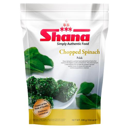 SHANA CHOPPED SPINACH (PALAK) - 300G - SHANA