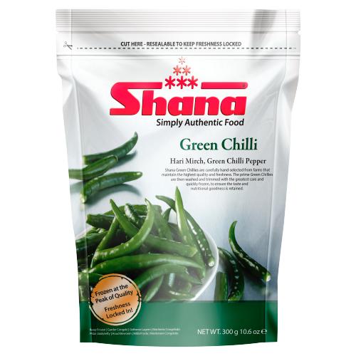 SHANA GREEN CHILLI - 300 GM - SHANA