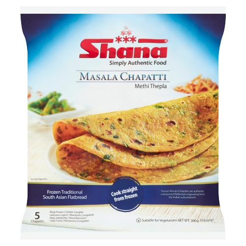 SHANA MASALA CHAPATTI (5 PIECES) - 300G - SHANA