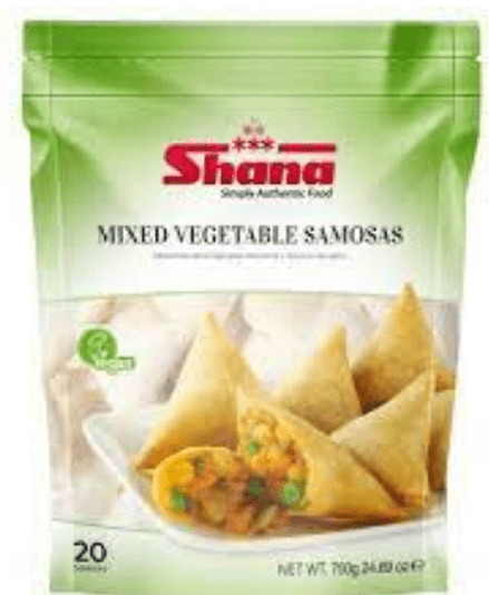 SHANA MIX VEGETABLE SAMOOSA - 700G - SHANA