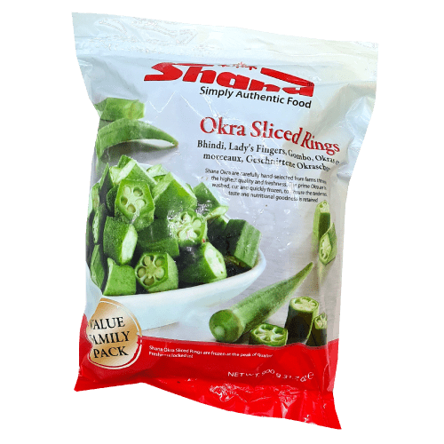 SHANA OKRA SLICED RINGS (FAMILY PACK) - 900G - SHANA