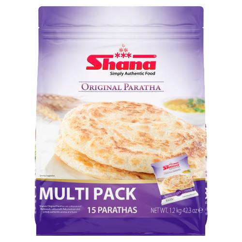 SHANA ORIGINAL PARATHA MULTI PACK (15PIECES) - 1.2KG - SHANA