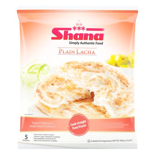 SHANA PLAIN LACHA PARATHA (FROZEN) 5PCS - 400G - SHANA