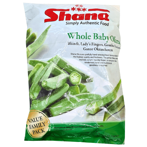 SHANA WHOLE BABY OKRA FAMILY PACK - 900G - SHANA