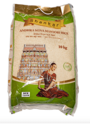 SHANKAR ANDHRA SONAMASOORI RICE - 10KG - SHANKAR