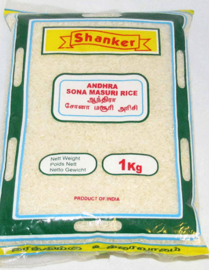 SHANKAR ANDHRA SONAMASOORI RICE - 1KG - SHANKAR