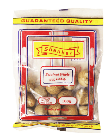 SHANKAR BETAL NUT WHOLE - 100G - SHANKAR