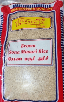 SHANKAR BROWN SONA MASURI RICE - 1KG - SHANKAR