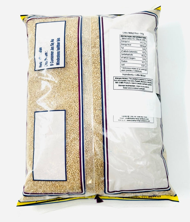 SHANKAR LITTLE MILLET RICE - 1KG - SHANKAR