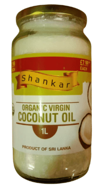 SHANKAR ORGANIC VIRGIN COCONUT OIL - 1LTR - SHANKAR