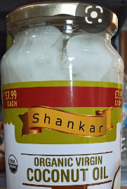 SHANKAR ORGANIC VIRGIN COCONUT OIL - 300ML - SHANKAR