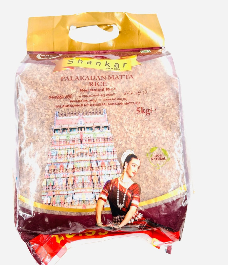 SHANKAR PALAKADAN MATTA RICE - 5KG - SHANKAR