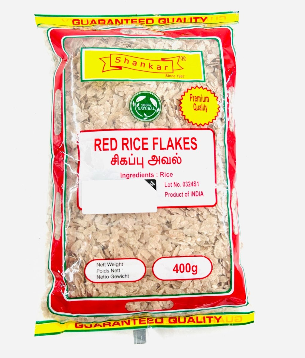 SHANKAR RED RICE FLAKES - 400G - SHANKAR