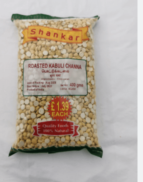 SHANKAR ROASTED KABULI CHANNA - 400G - SHANKAR